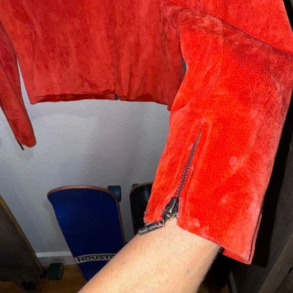 Valerie Stevens Suede Leather Jacket Small - Picture 5 of 6